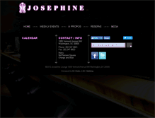 Tablet Screenshot of josephinedc.com